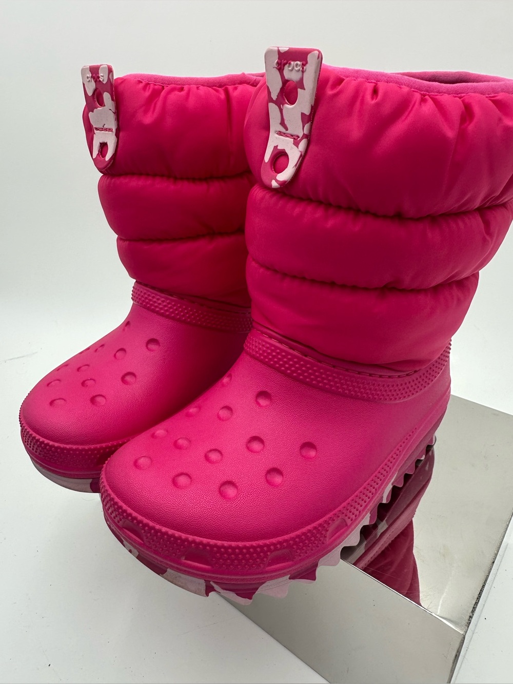 Kids C11 Crocs Snowboots After Ski NM!